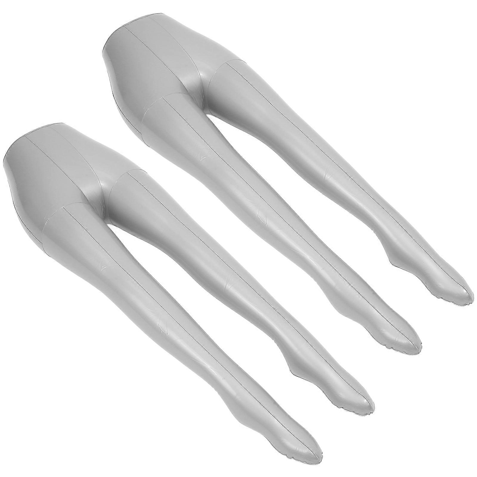 Multipurpose Inflatable Mannequin 2Pcs Dark Grey Pants Display Model Suitable For Personal Home Retail Store Use