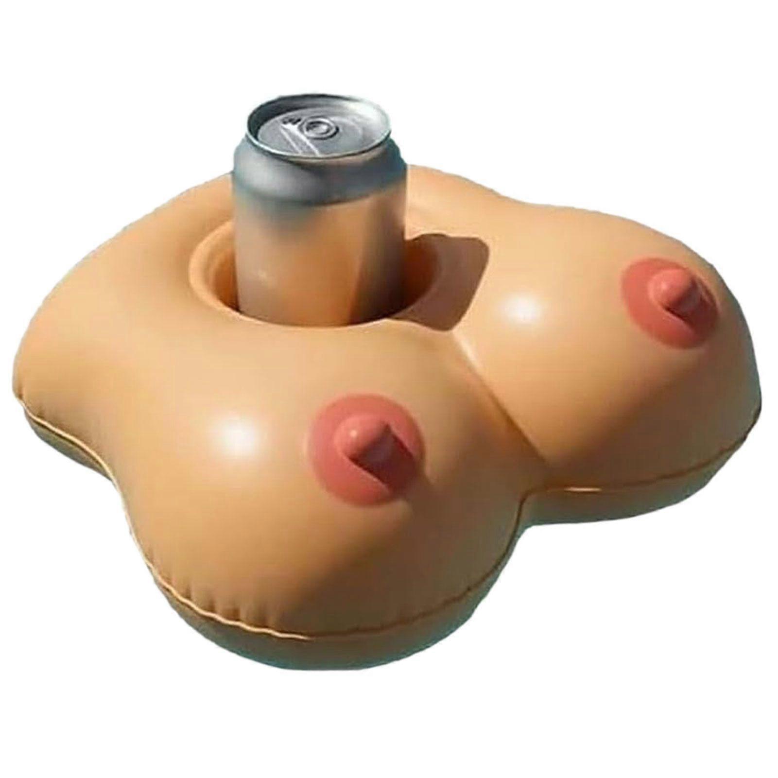 Funny Inflatable Pool Cup Holders for Drinks Mini Drink Floaties for Pool Party Hot Tub Backyard Fun