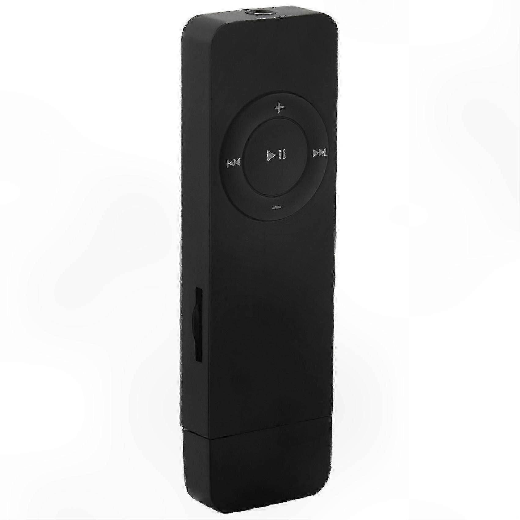 Sporty Mini MP3 Player with 32GB Memory - Compact & Lightweight (Black)
