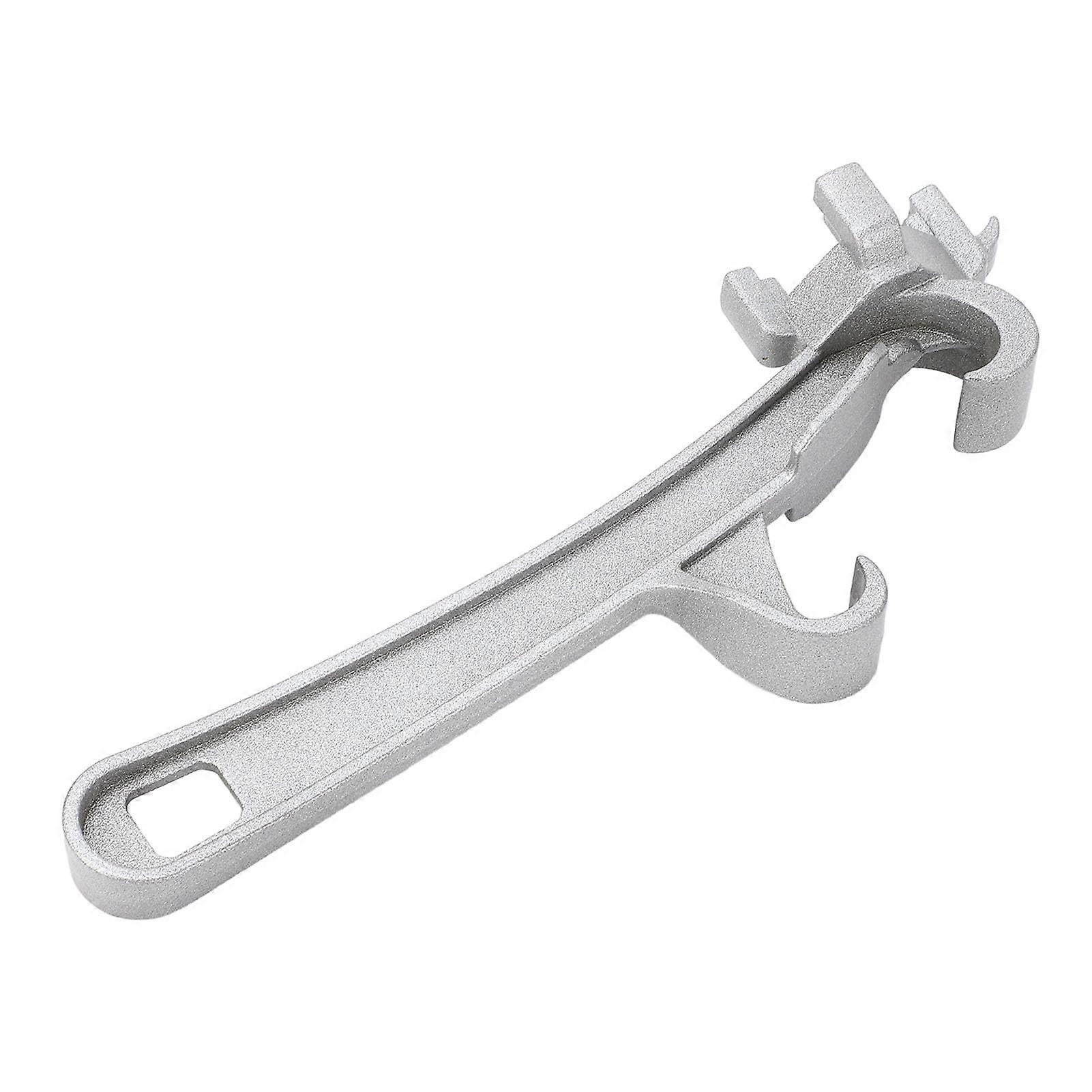 Metal Can Opener Lid R Tool for In Rial Home  2PCS Bucket Opener Aluminum Alloy Multipurpose Metal Can Opener Pail Opener (Silver)