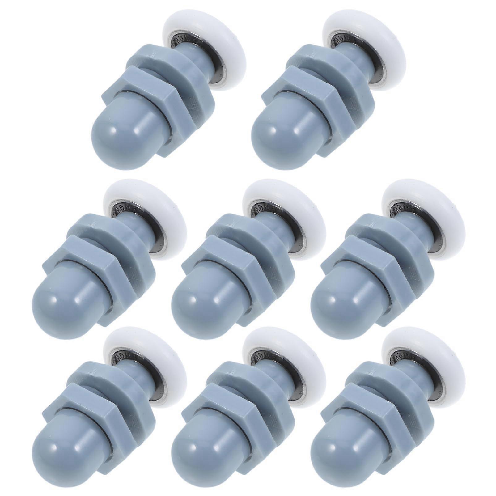 8 Pack Shower Door Roller Wheels Replacement for Glass Sliding Bathroom Doors Durable