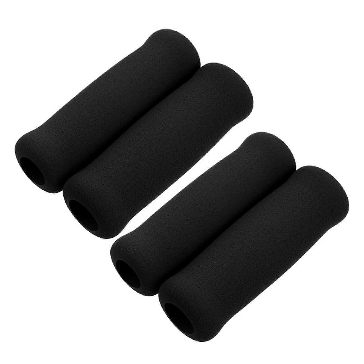 4 x nonslip foam grip covers for walking sticks, comfortable handles for crutches, durable and comfortable handles for more support.