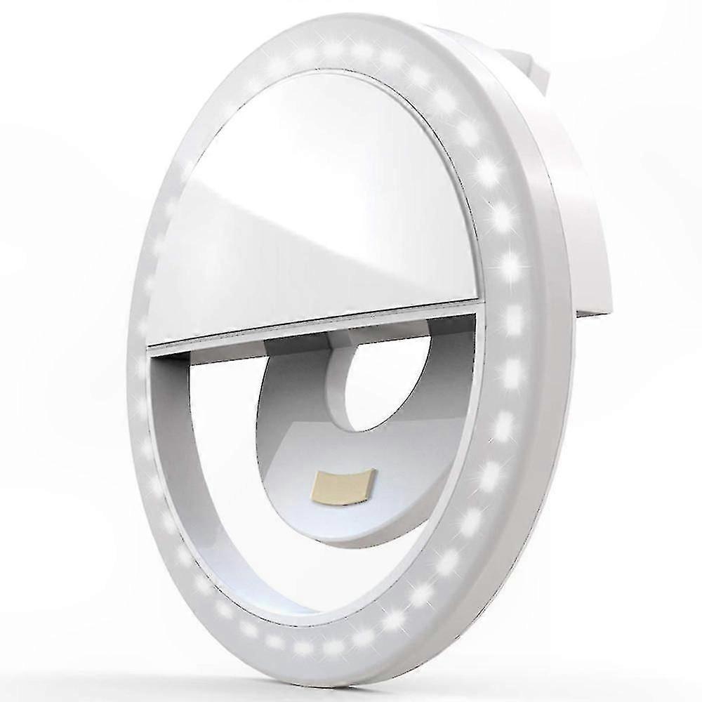 Rechargeable Selfie Ring Light with Clip for Video and Makeup, 2 Pack Portable Fill Light