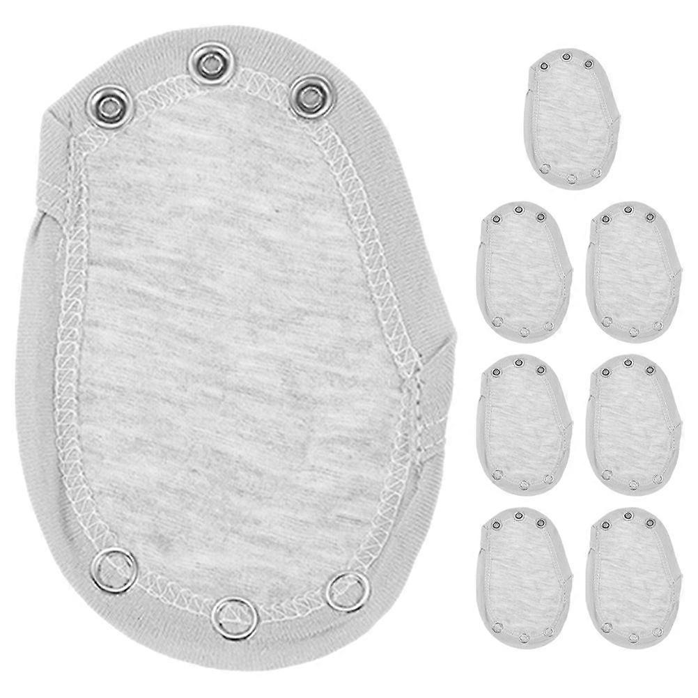 8pcs 아기 바디수트 익스텐더 키즈 롬퍼 확장 바디수트 점프수트 기저귀 롬퍼 연장 여행 캠핑 걷기용 필름 스냅 클로저 연장