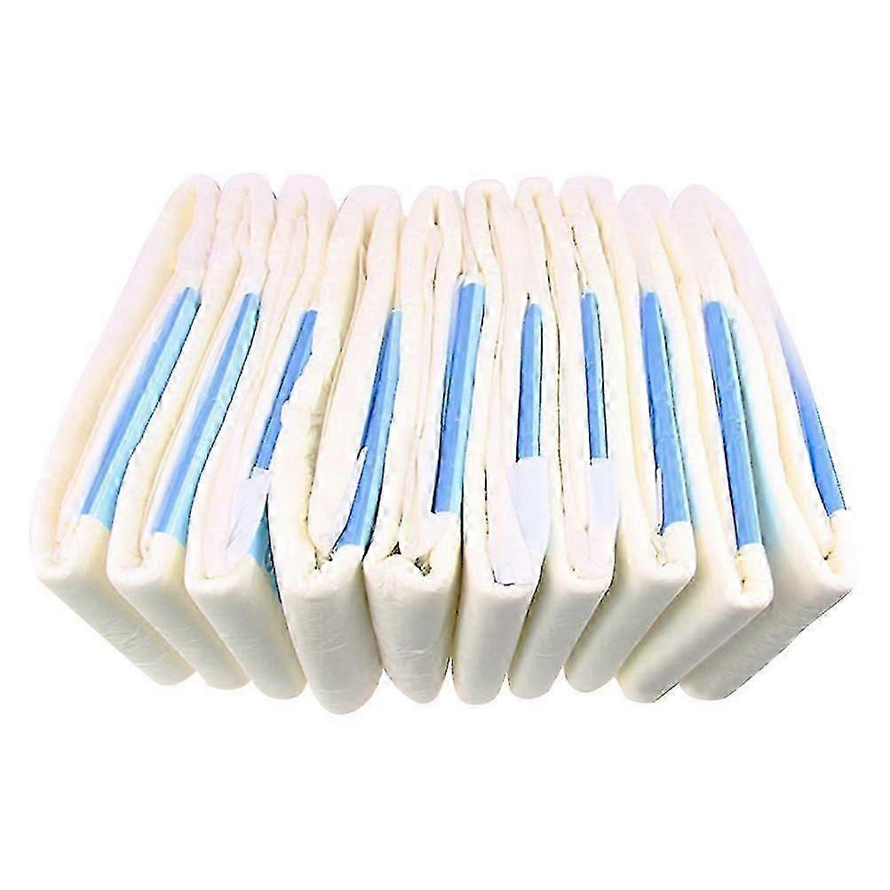 10 Stück Windeln für Erwachsene, spezielle Patientenwindeln, einfache wasserabsorbierende Schutzwindeln für Erwachsene (Größe L, 1 Packung mit 10 Stück) - FCY