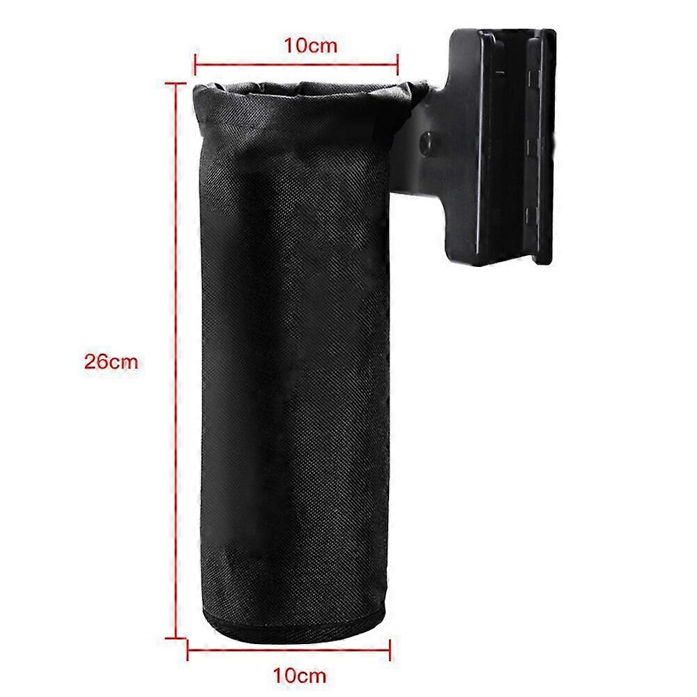 Drumstick Holder for Drum Set Clamp on Drum Stick Storage Bag Oxford Cloth Large Capacity Clip on Drumsticks Container for up to 8 Pairs