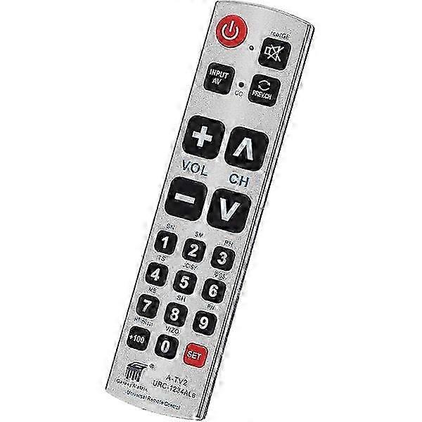 Seniors Elderly Large Button Universal Remote Control for Extra Large Jumbo Giant Remote C
