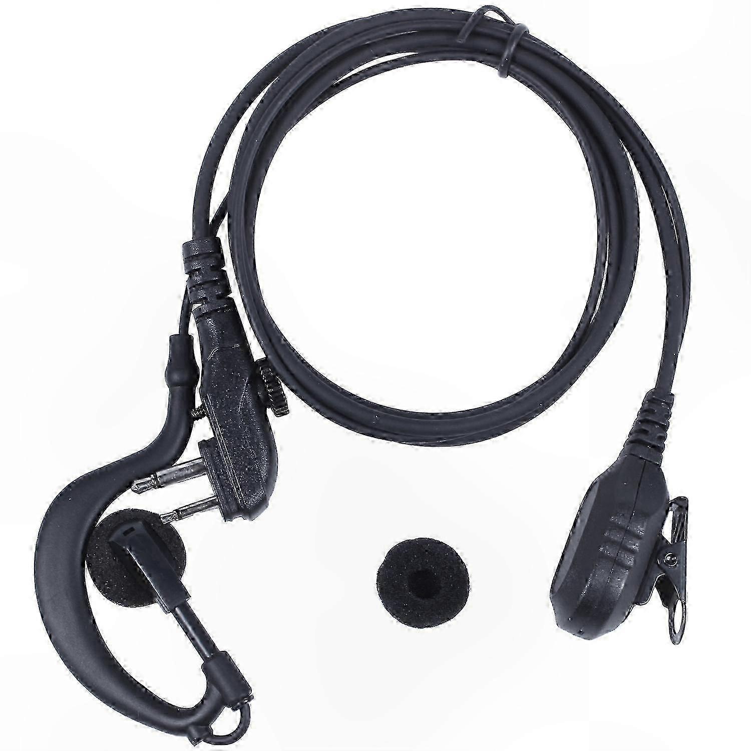 Two-Way Radio Earpiece with Microphone for Professional Communication Devices