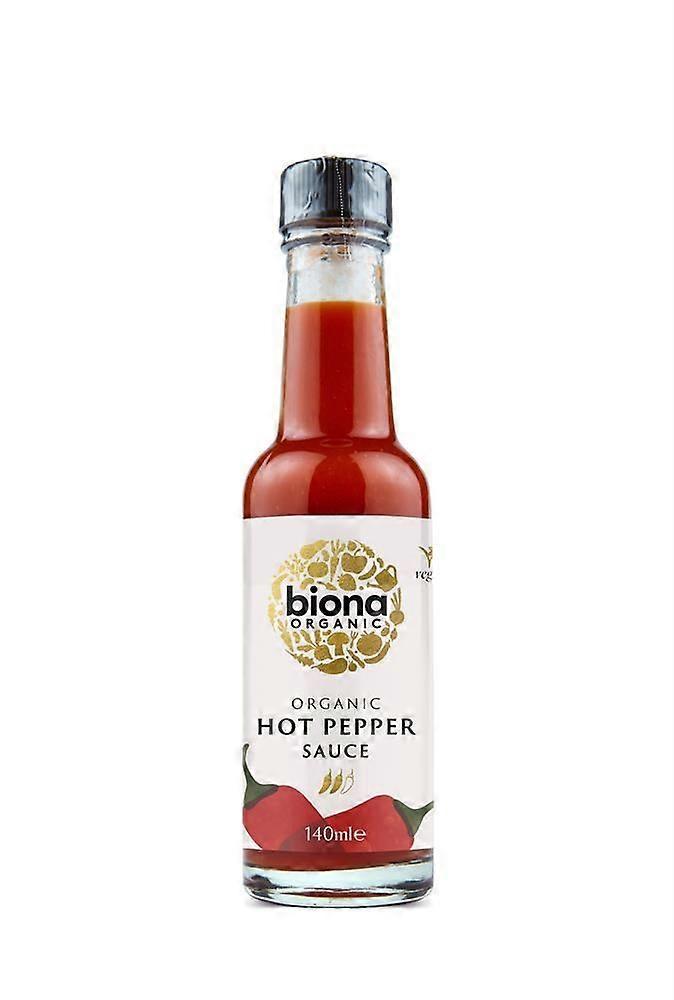 Biona Organic Hot Pepper Sauce 140ml - 3 Pack