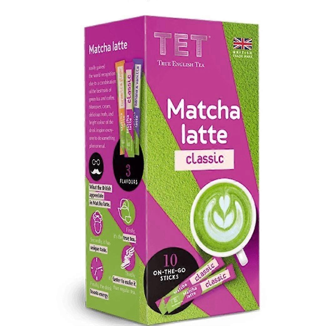 True English Tea MATCHA LATTE CLASSIC 10x10g in sticks - 2 Pack