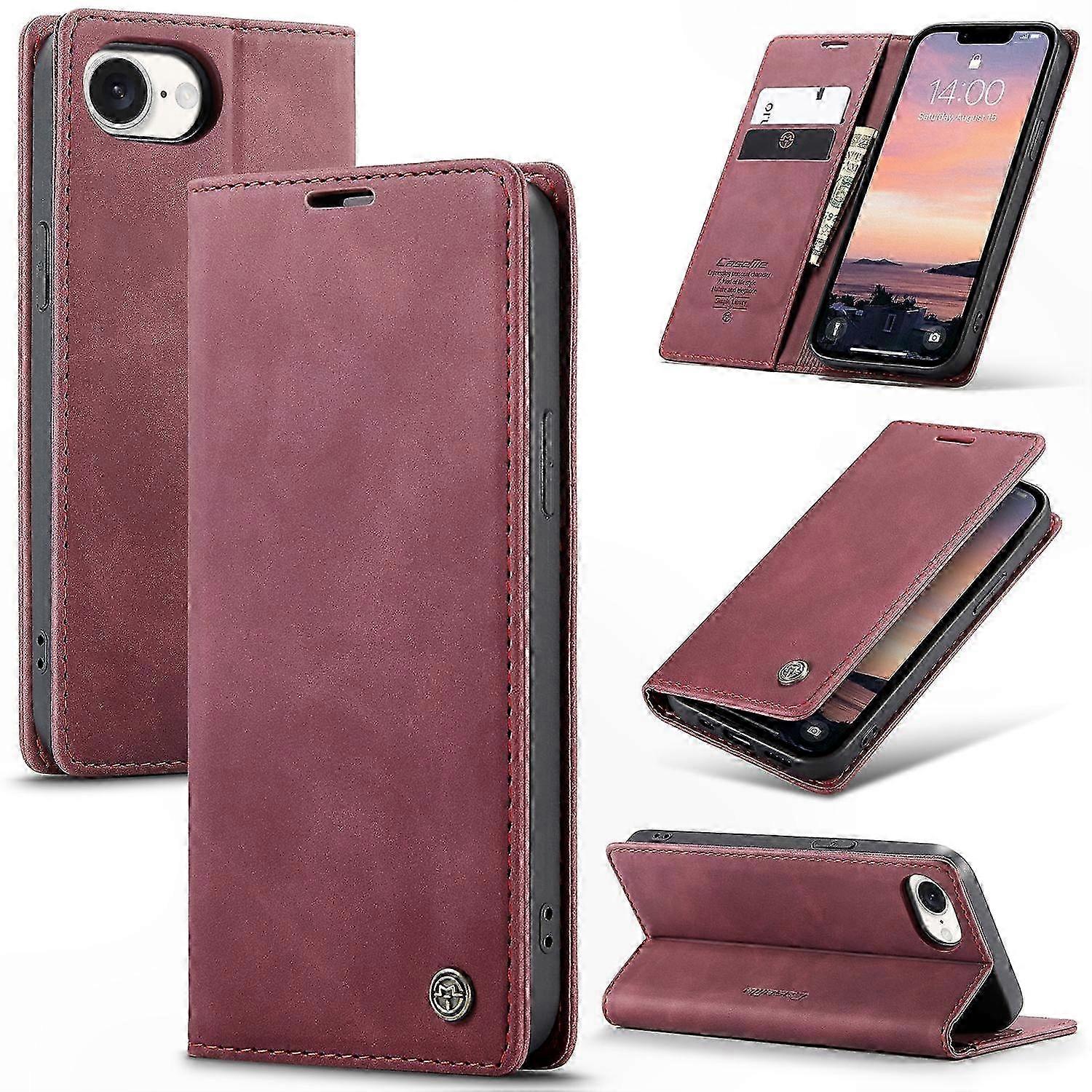 PU Leather Wallet Case for 16e, 013 Series Phone Cover with Stand Function