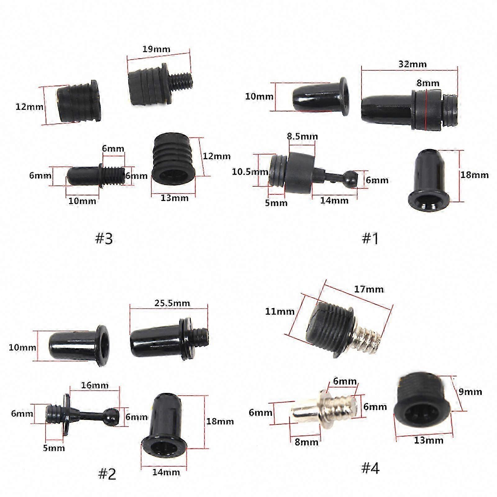 Heavy Duty Speaker Grill Guides Buckle Screws 10 PCS Plastic Ball and Socket Type Grill Guides for Speaker Parts