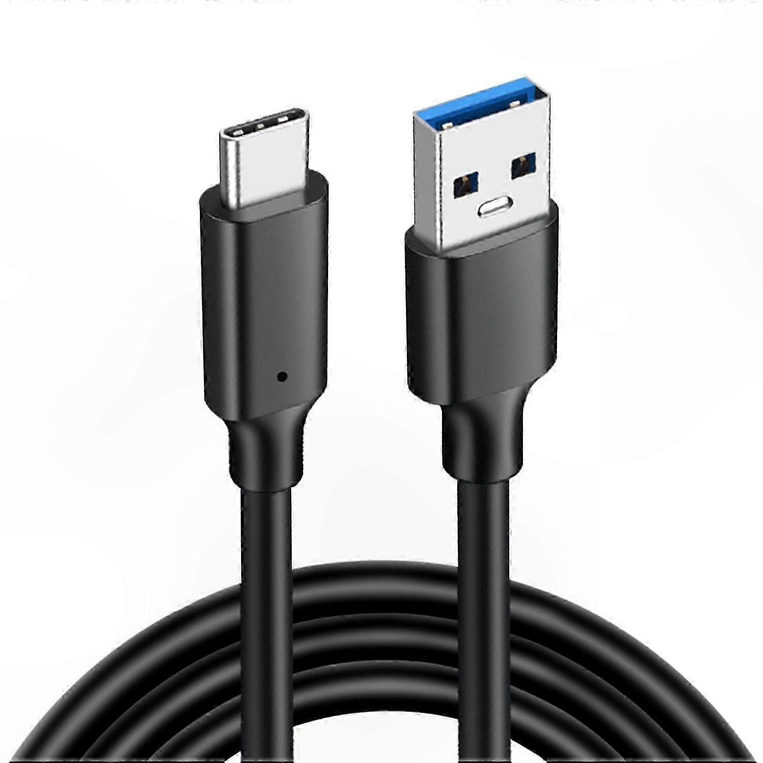 USB 3.2 Gen 2 Type-A to Type-C Cable for High-Speed Data Transfer and Charging up to 60W, Compatible with SSDs and HDDs, Available in 3m and 5m Length