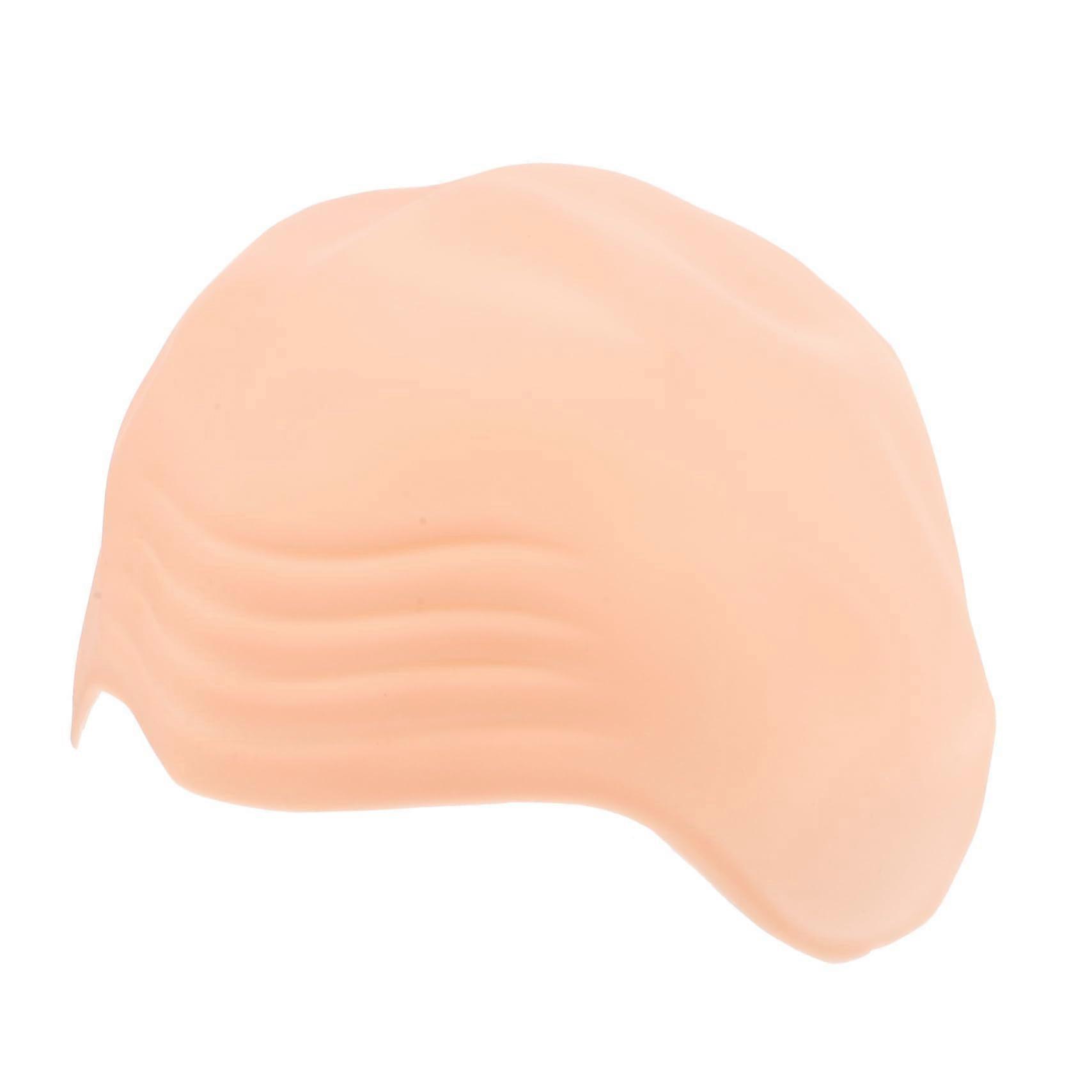Makeup Silicone Bald Cap For Adults Realistic Bald Head Cosplay Accessory Stretchy Unisex Wig Cap For Men And Women
