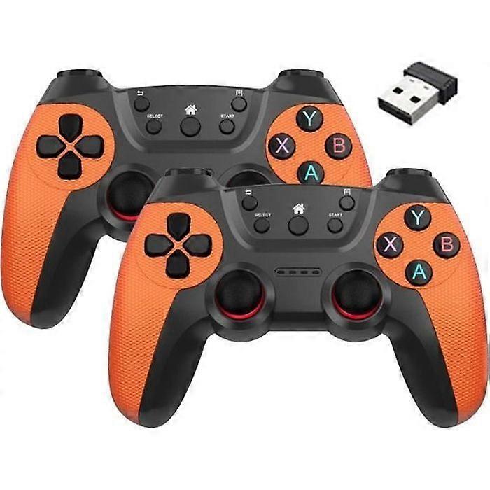 Wireless Gamepad - PIMPIMSKY - Orange - Compatible with Nintendo Switch - Turbo Combo Function - 2.4 GHz