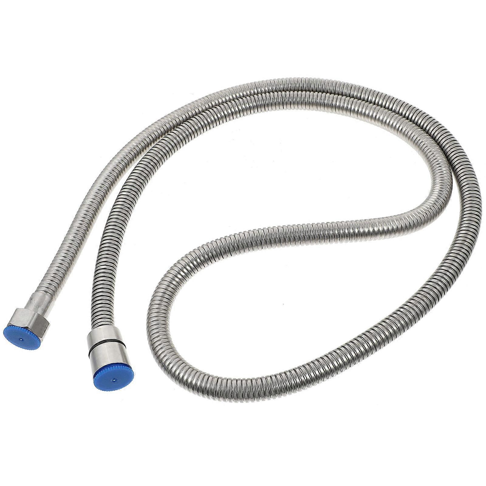 Durable Stainless Steel Water Heater Hose for Home Use Compatible with Standard Sizes 1Pc Silver