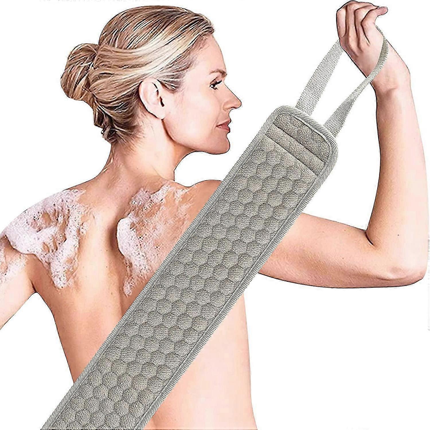 Exfoliating sponge for the shower (36.5" & 3.5")