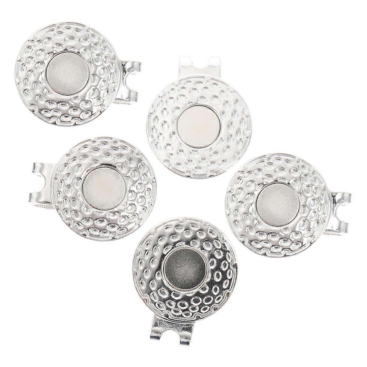 Decorative Hat Clips For Golf Five Pack Portable Hat Markers Delicate And Durable Golf Accessories Friends And Lovers