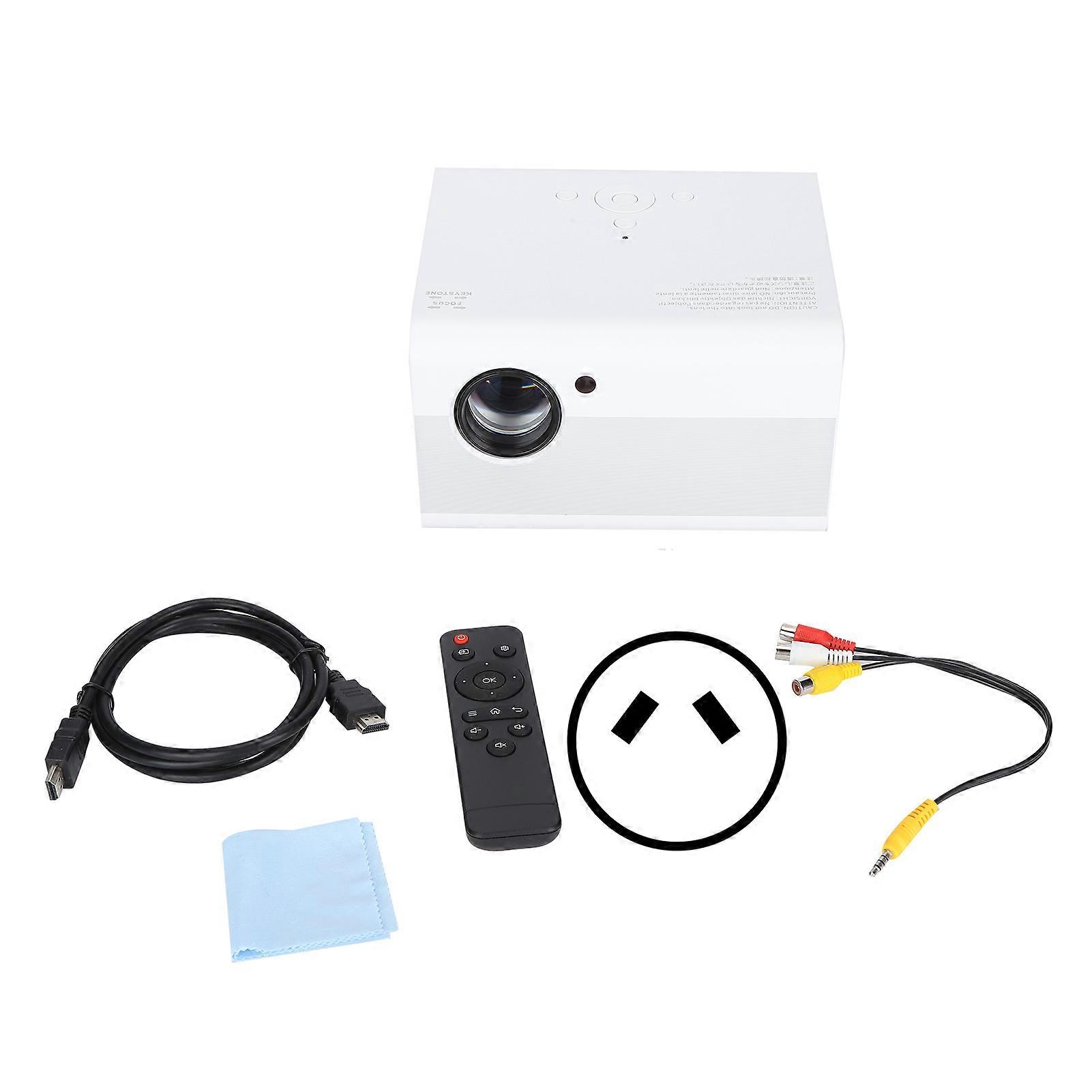 T10 HD Portable Projector - 1080P, Low Noise, Bluetooth 4.0 for Home Theater Experience