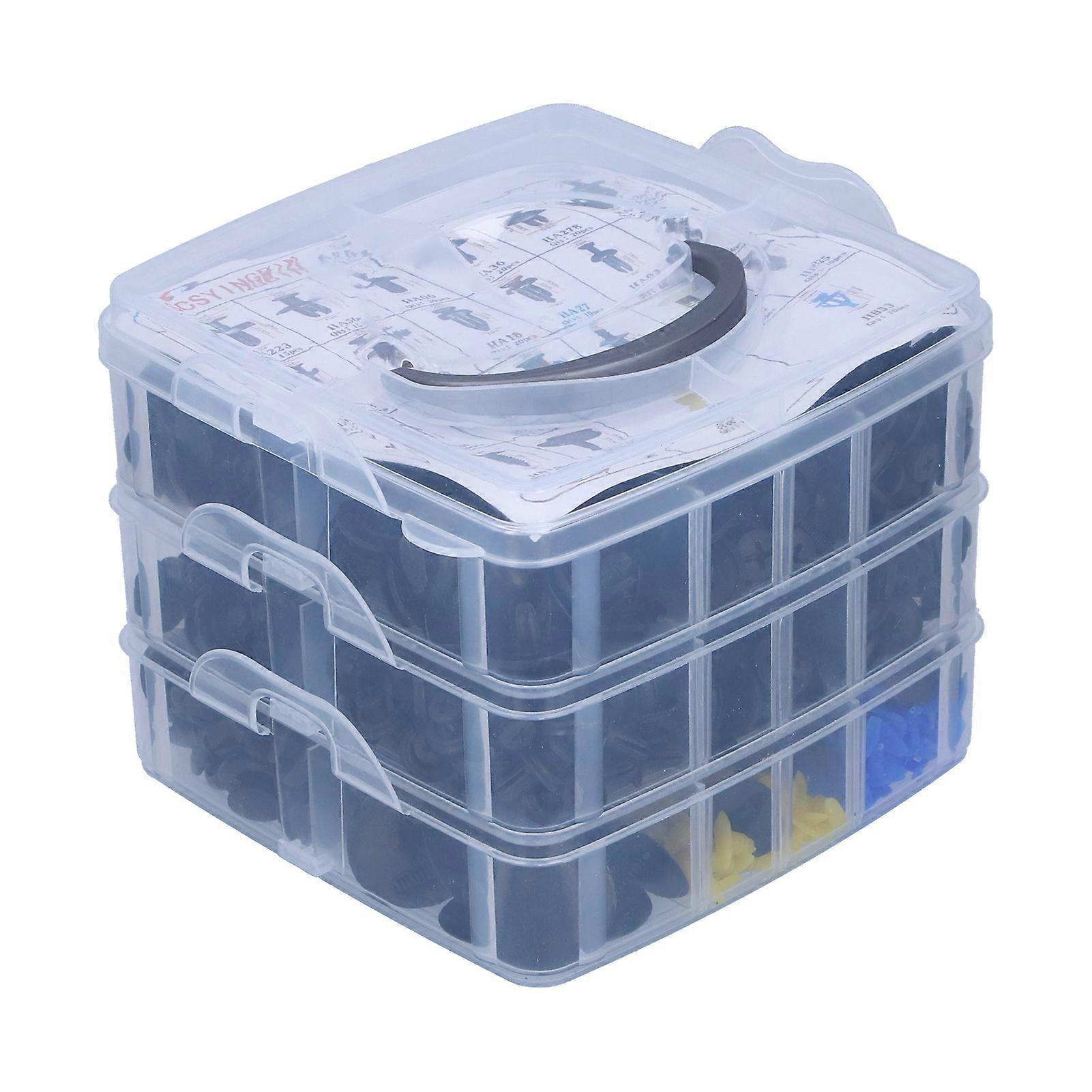 650pcs Auto Fasteners Clips Set with Screwdriver for Car Body