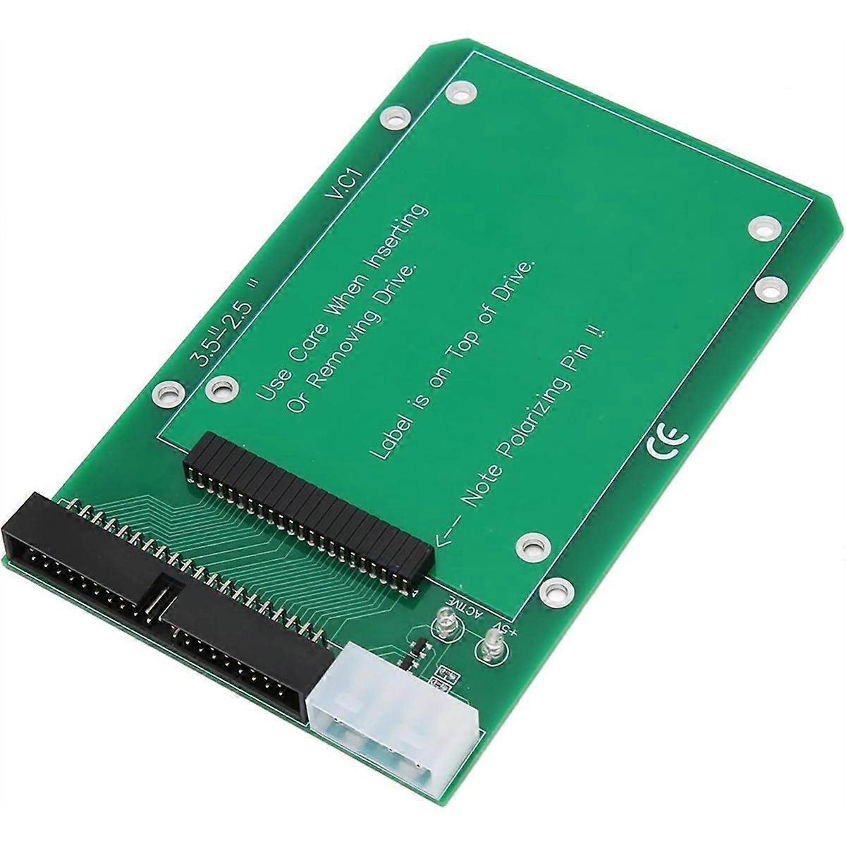 IDE 2.5 to 3.5 Adapter,for 2.5in to 3.5in HDD SDD 44Pin IDE Converter Card,Hard Disk Adapter for PC