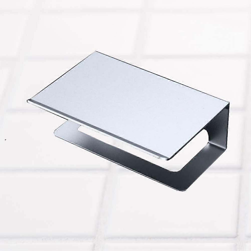 Space Aluminum Holder Tissue Rolls Storage Shelf Wall Accessories (Tissue Boxes