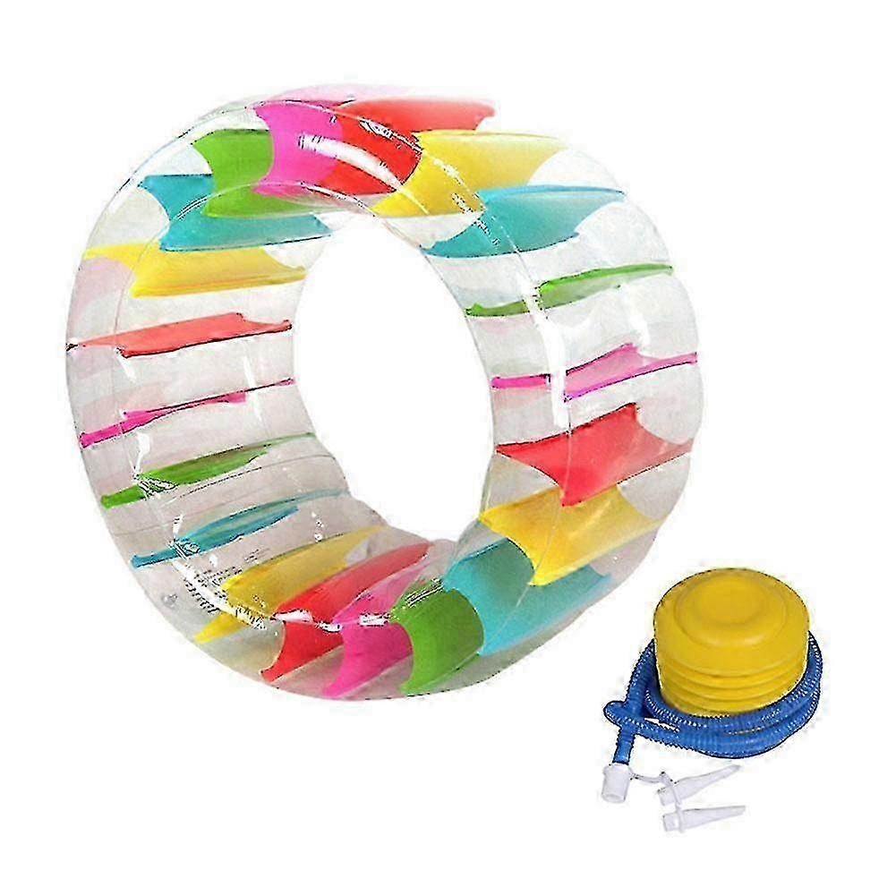 Inflatable Water Roller Floating Raft Parent-Child Interactive Children Climbing