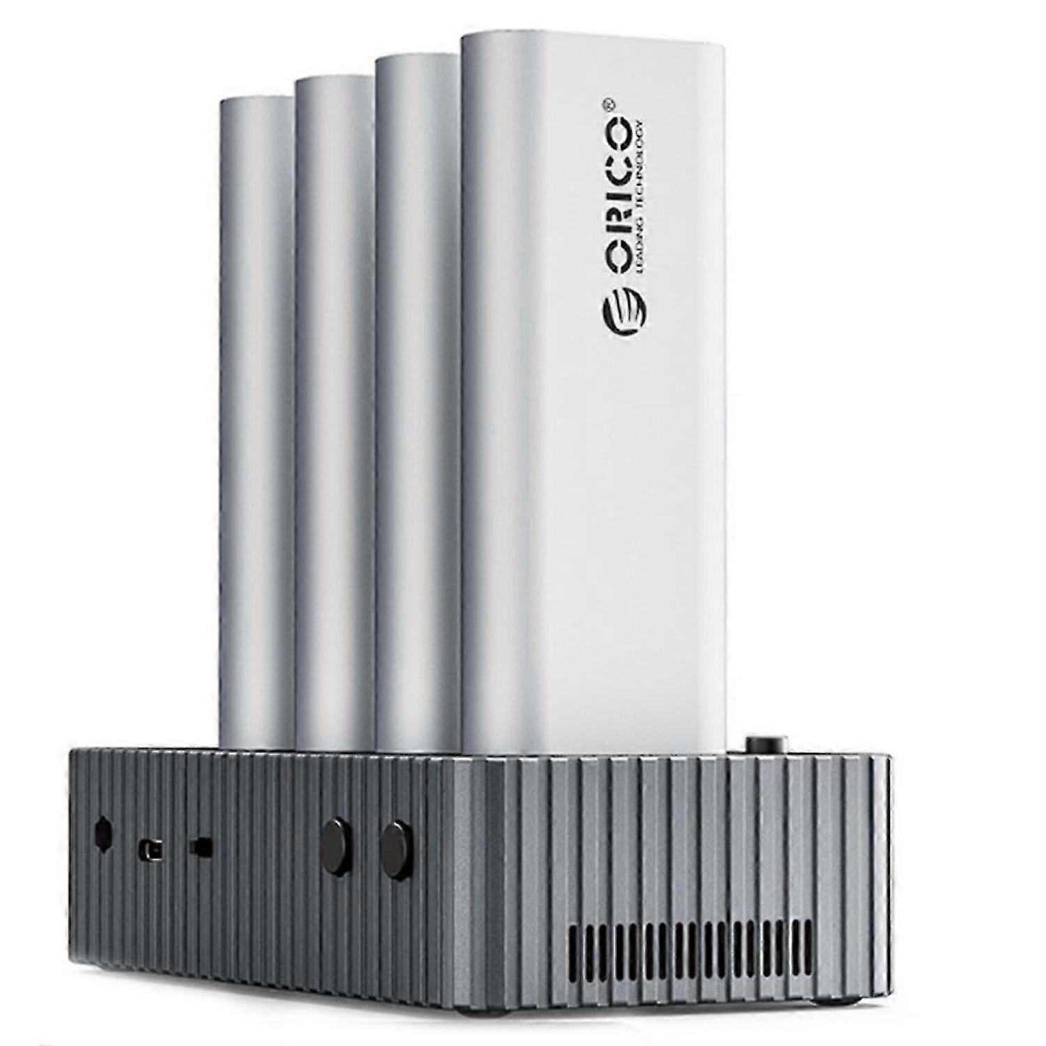 USB4 40Gbps M.2 NVMe SSD Clone Docking Station 4 Bay Offline Clone SSD Enclosure for Internal SSD Duplicator