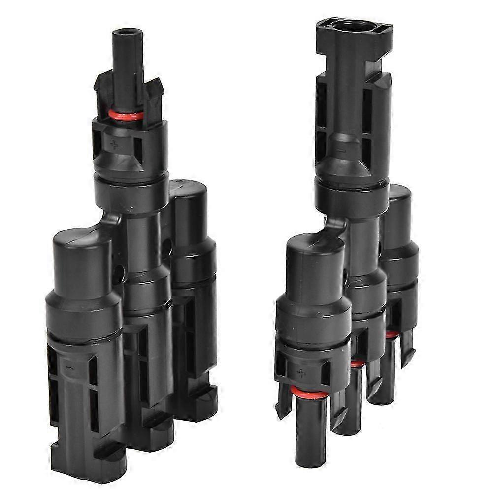 High quality MC4 T-type four-way solar photovoltaic connector battery panel