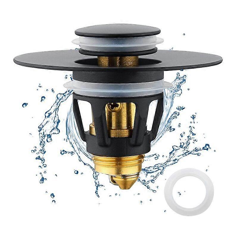 Basin drainer bouncing core washbasin sink leak stopper accessories stainless