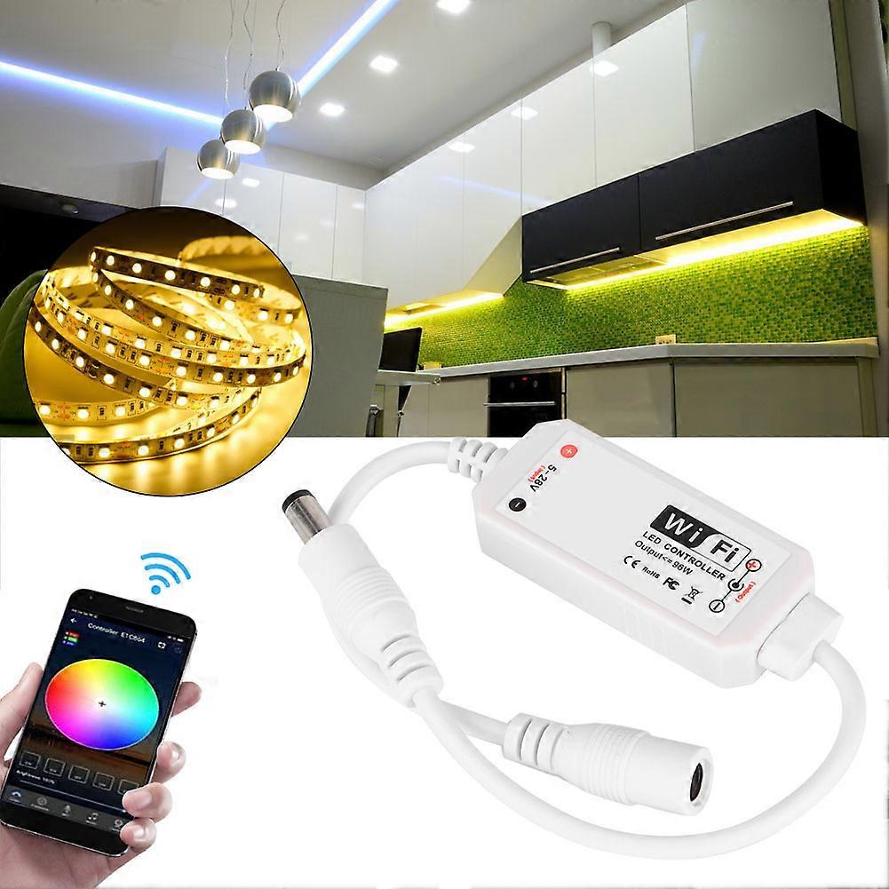 WiFi LED Single Color Light Strip Controller 32cm Voice Remote