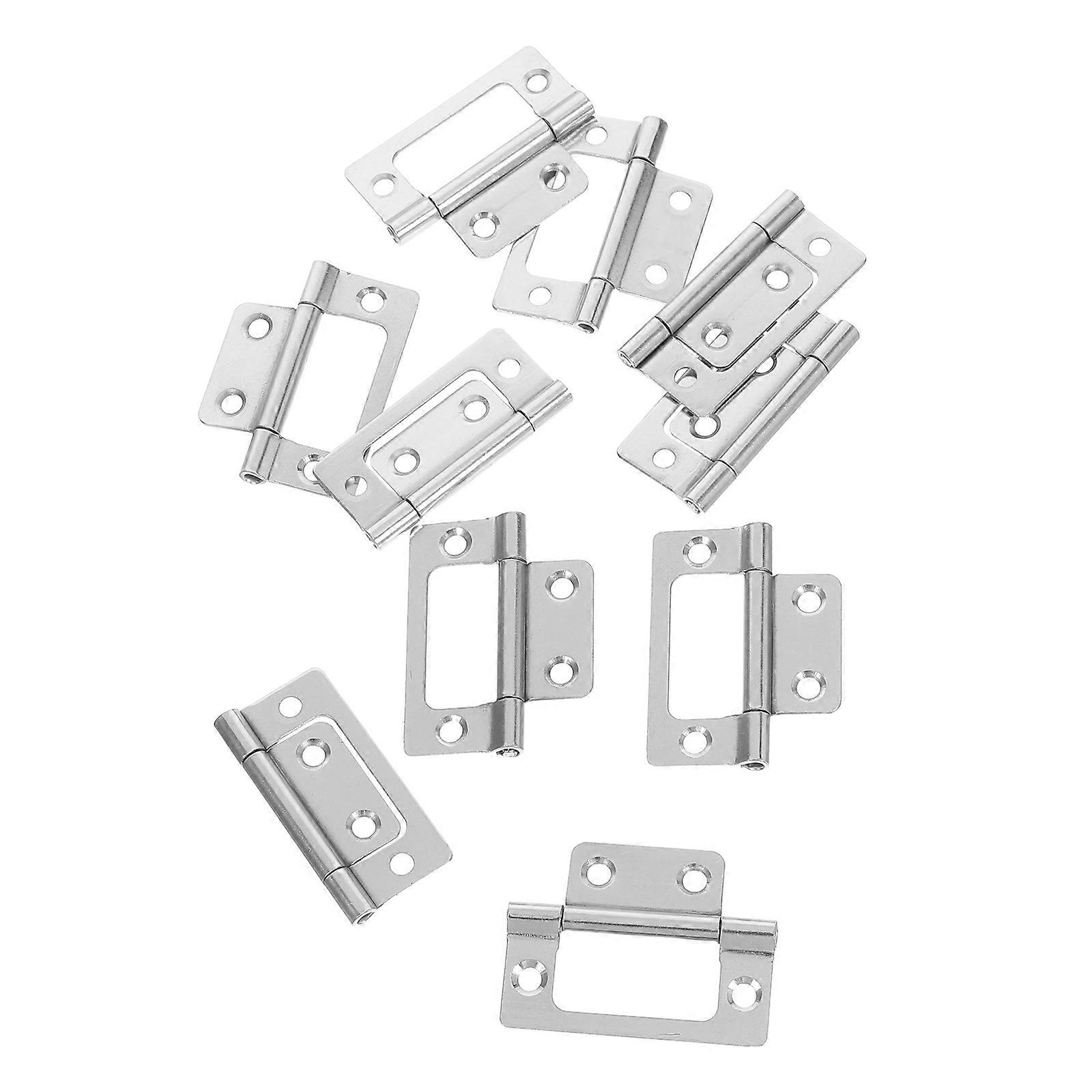 Wardrobe Hinges Iron for Adjustable Alignment 20Pcs Cabinet Door Hardware
