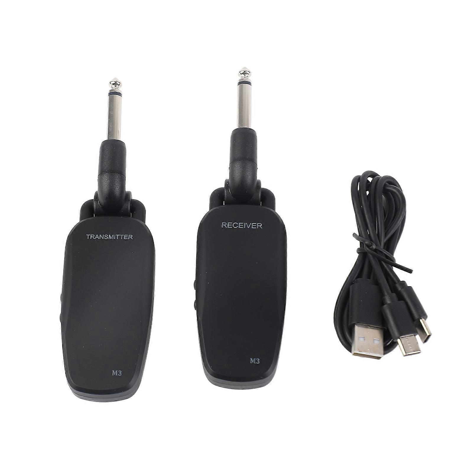 Système de guitare sans fil Émetteur Récepteur Électronique Micro Basse Amplificateur Accessoires