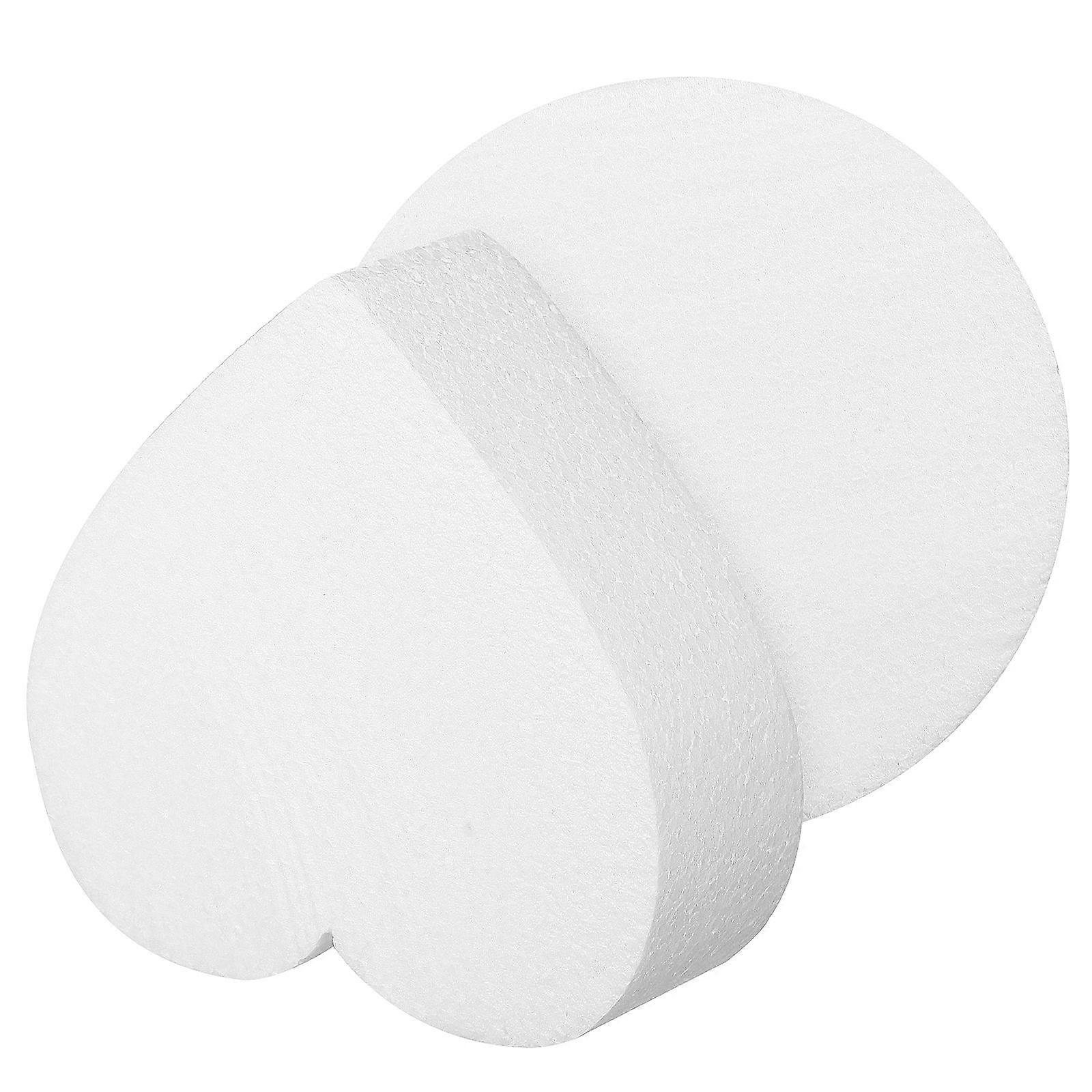 Cake Dummies Foam Cake Decorating Supplies for Decor 6Pcs White Set