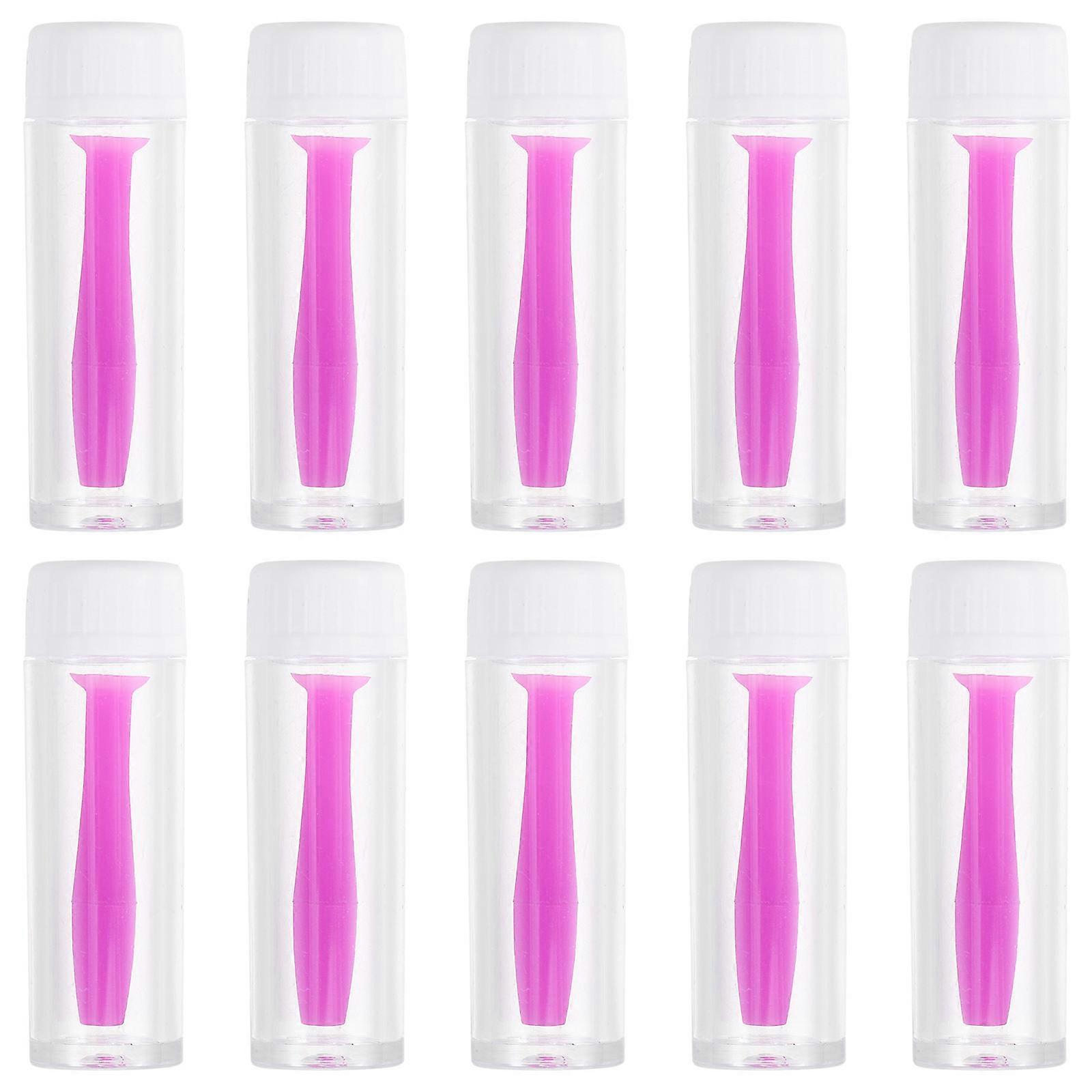 Silicone Contacts Lens Applicators Compact Lens Sticks for Easy Use 50Pcs