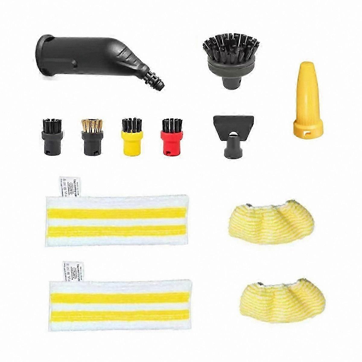 Replacement Round Brush Head for Steam Mop Cleaner Accessories Home Floor Cleaning Tool Compatible with SC1 SC2 SC3 SC4 SC5 Models