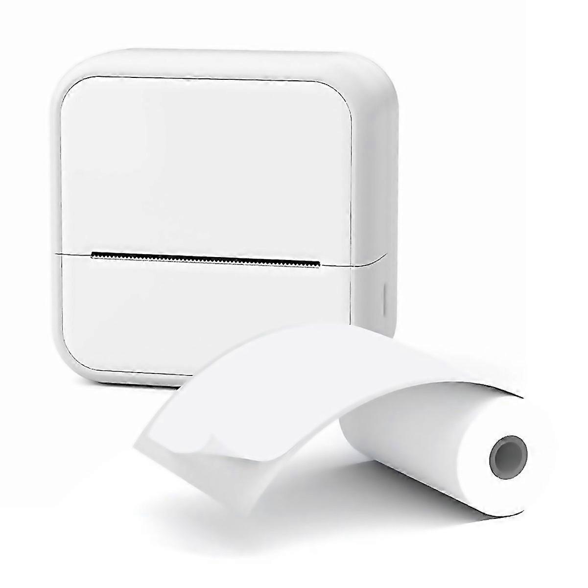 For Portable Thermal Printer For Notes Journal Diy Kids Gift White