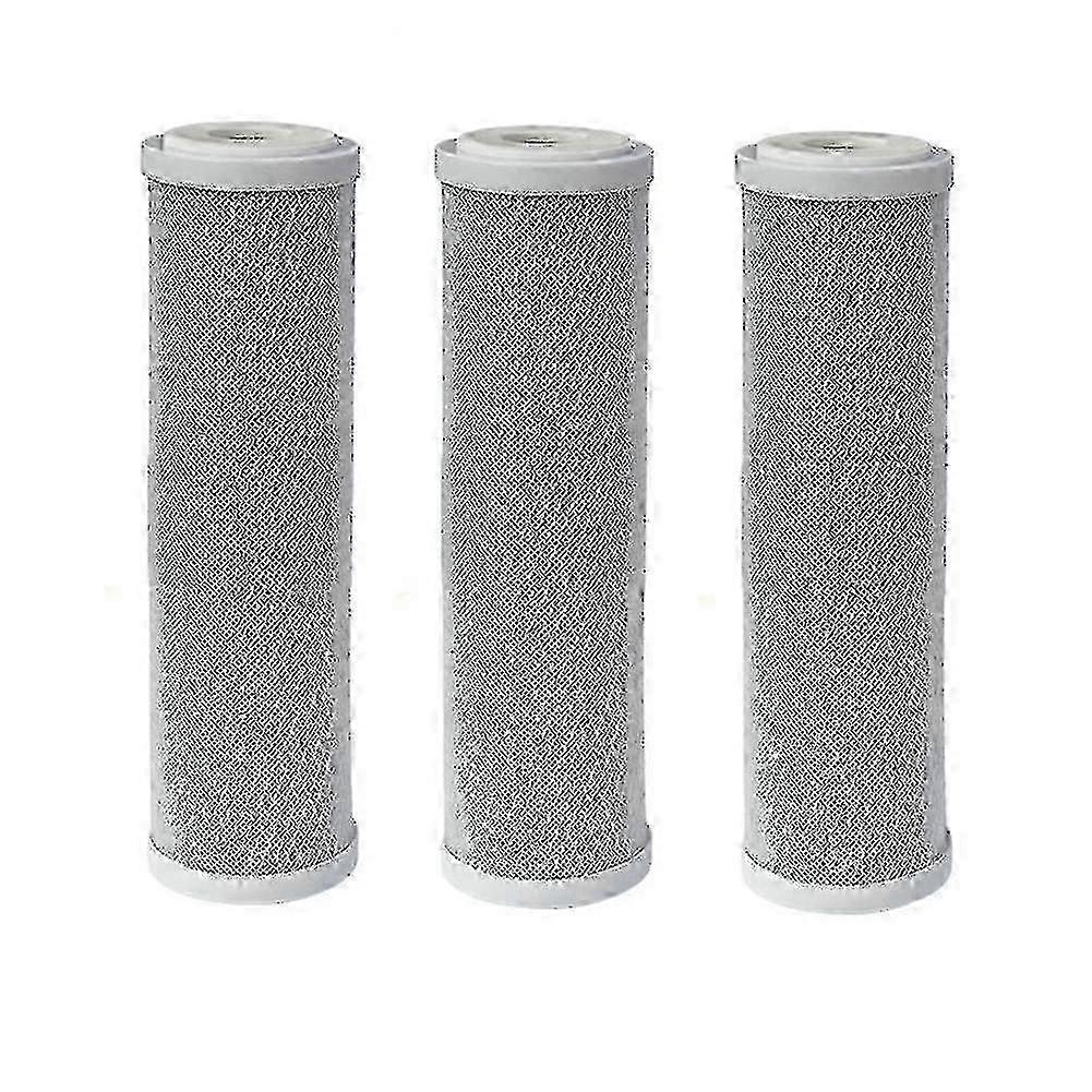 3-Pack 10" CTO Activated Carbon Water Filter Cartridges, SZRG A-D Replacement Filters