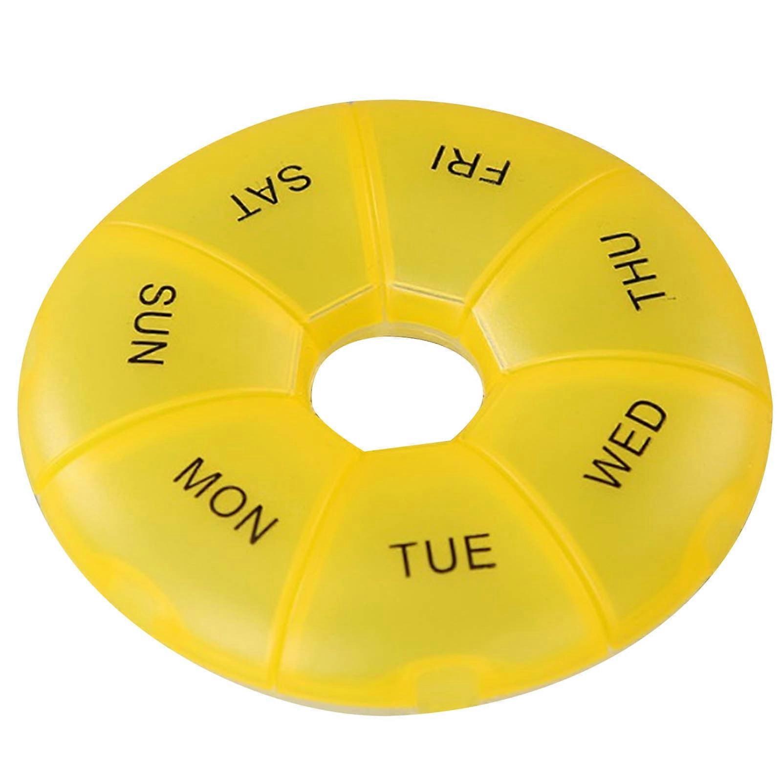 XOAIHY Seven-Day Weekly Container Pill Organizer - Portable Box Planner For Medication Management, Ensuring Easy Organization