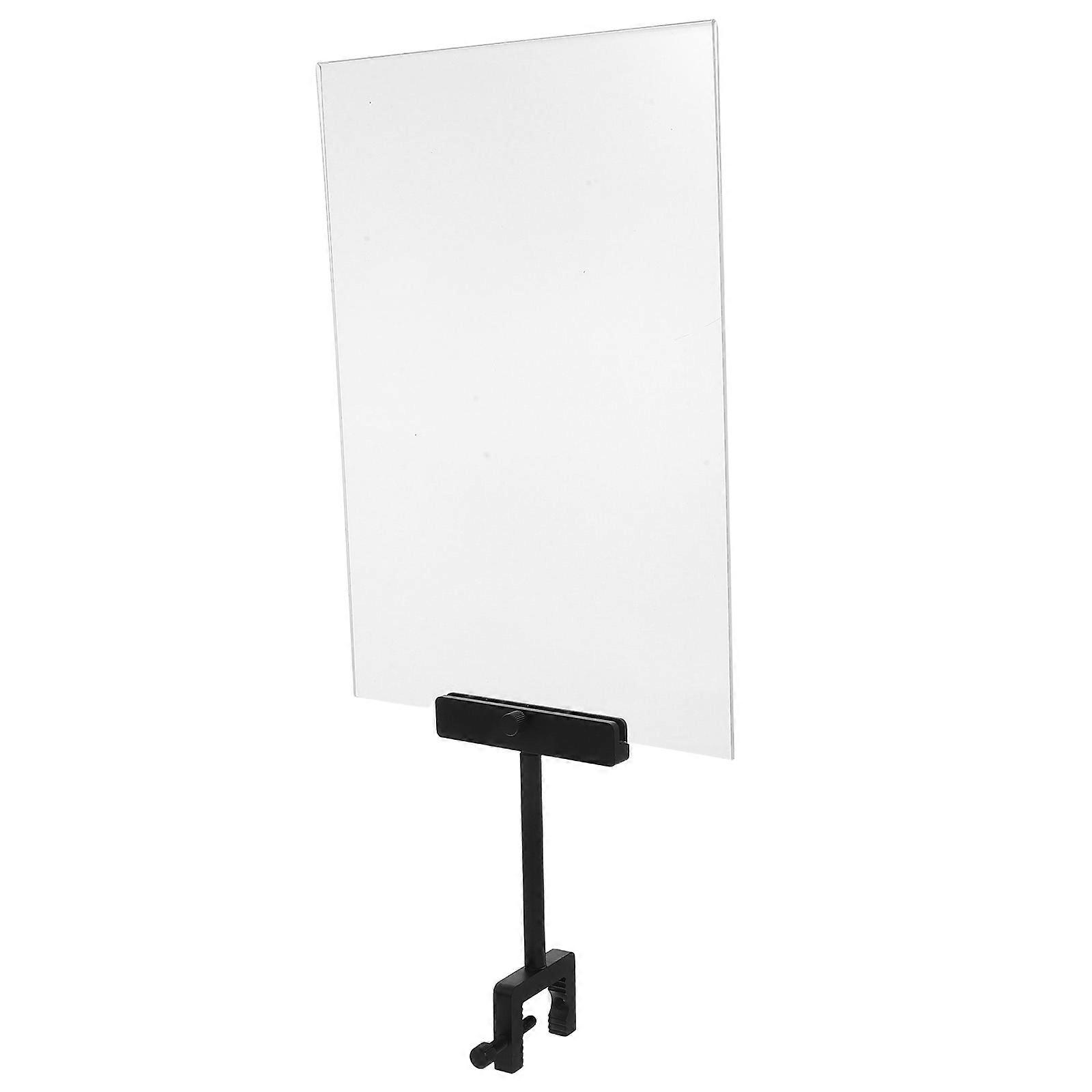 Transparent Display Rack Clip for Supermarket Sign Holder 2Pcs