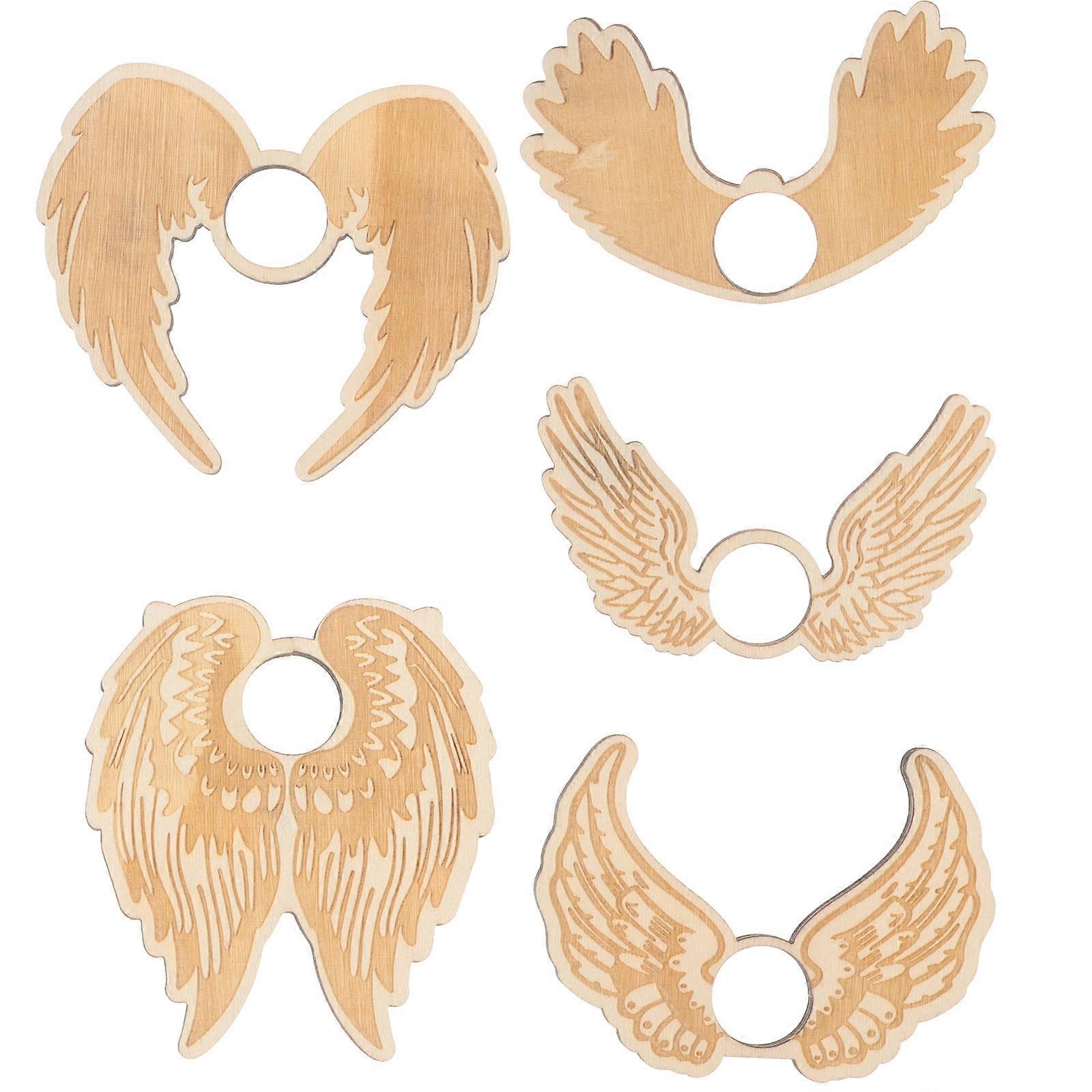 Crystal Ball Stand Wooden Wing Shape Display Holder for 25Pcs Mini Spheres