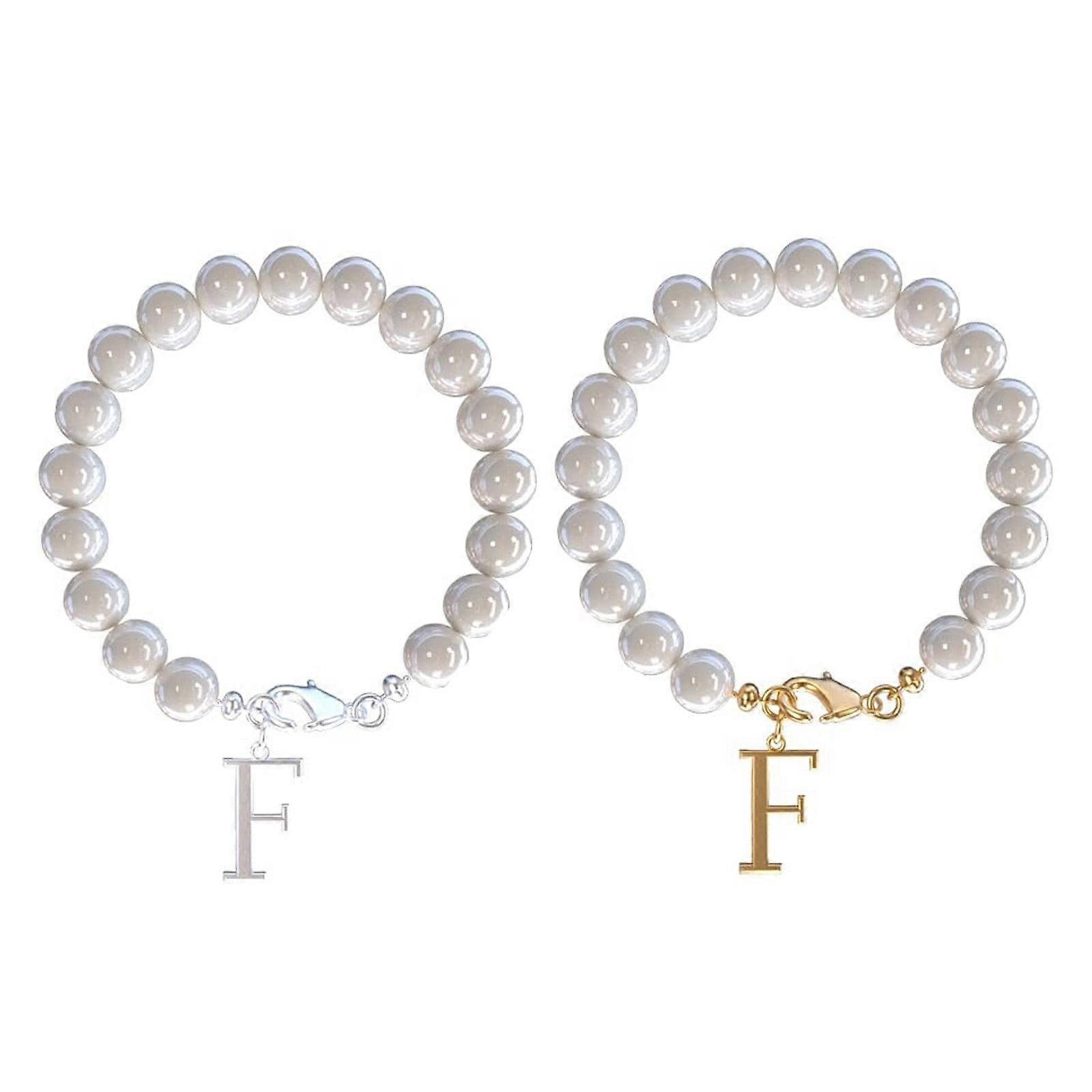 2PCS Stainless Steel 26 Letters Charm 26 Initial Cup Accessories Pearl Cup Handle Charm Lobster Clasp Chain Glasses Drinking 4