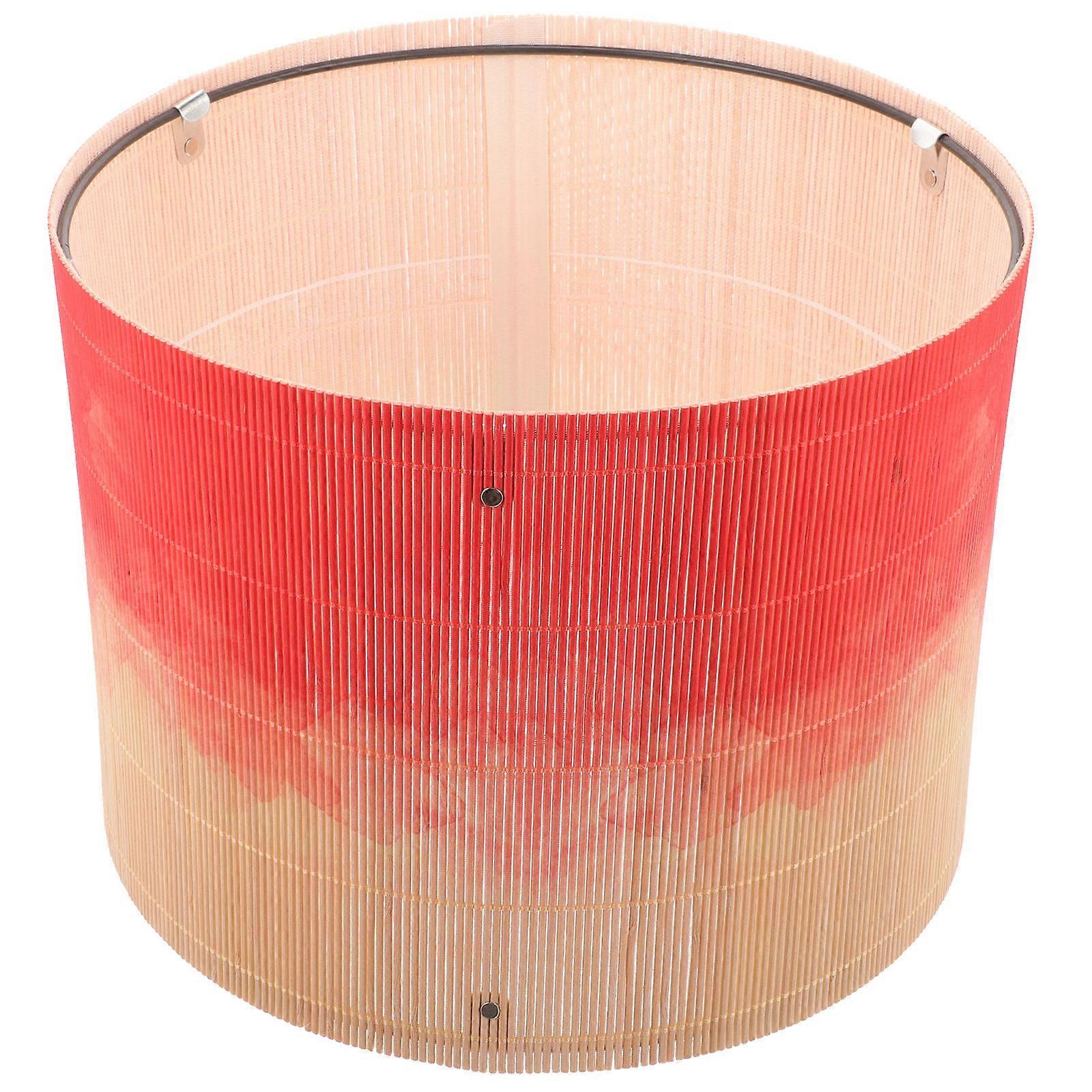 Bamboo Lampshade Pendant Lamp Shade Decorative Lamp Cover for Home