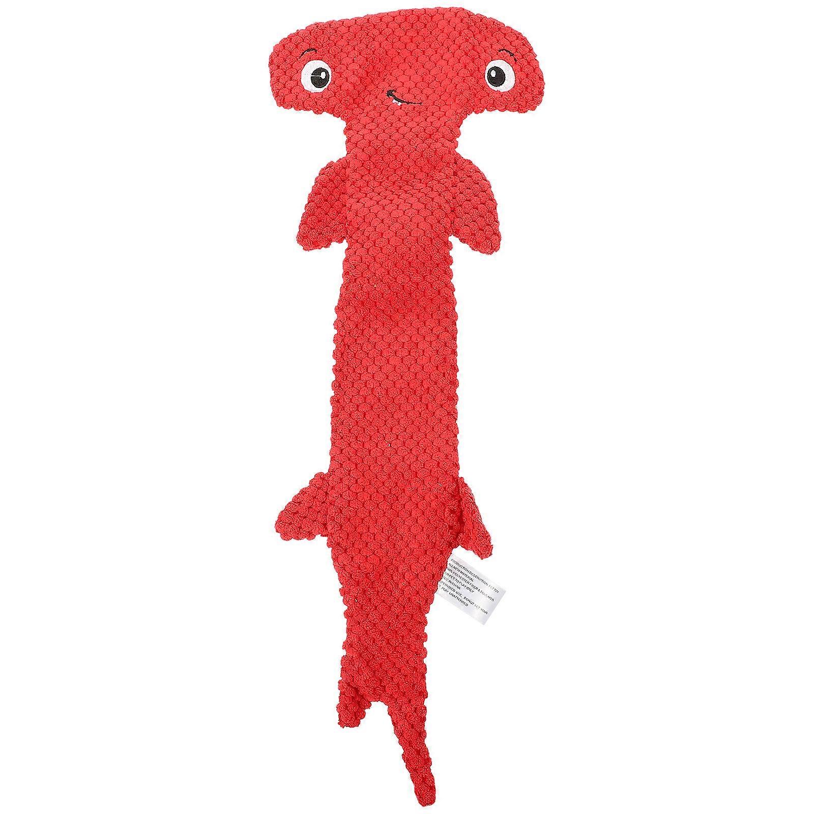 Plush Chewing Toy Red for Pet Playing with Behavior Correction Use