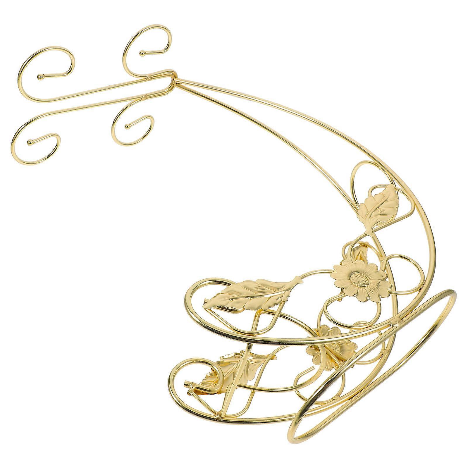 Modern Decorative Design Display Holder For Kitchen Dining Room 36.50X29.00X9.80CM Iron Space-saving Hanging Design 1Pack