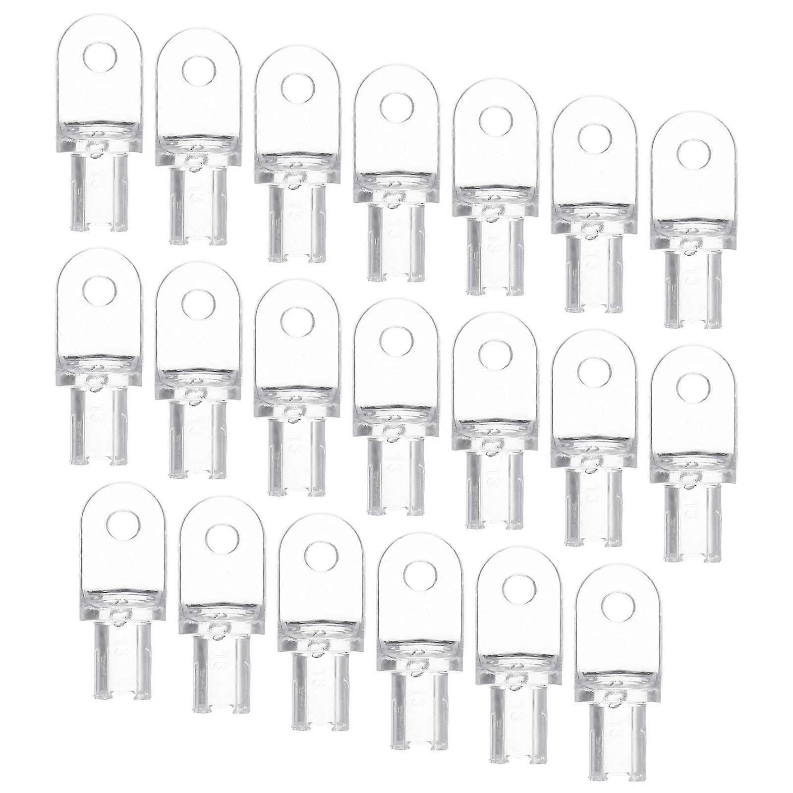 Clear Wand Tip For Vertical Blinds Plastic Blind Tilt Wand Tip Sleek Minimalist Design Home Users Office Use 2.30X1.00X1.00CM 20Pcs