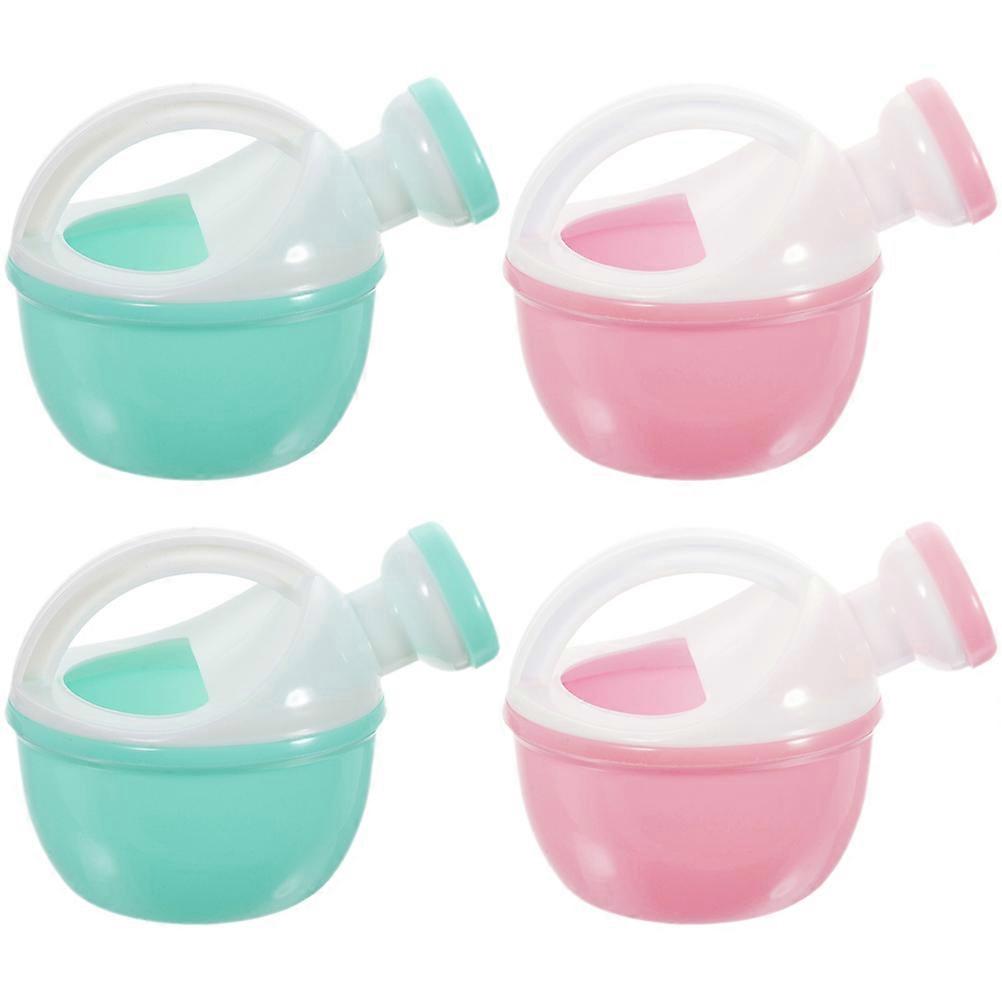 Kids Watering Cans 16 Pcs Assorted Color Beach Watering Cans For Outdoor Indoor Use Durable Plastic Materials With Large Opening Ergonomic Handle