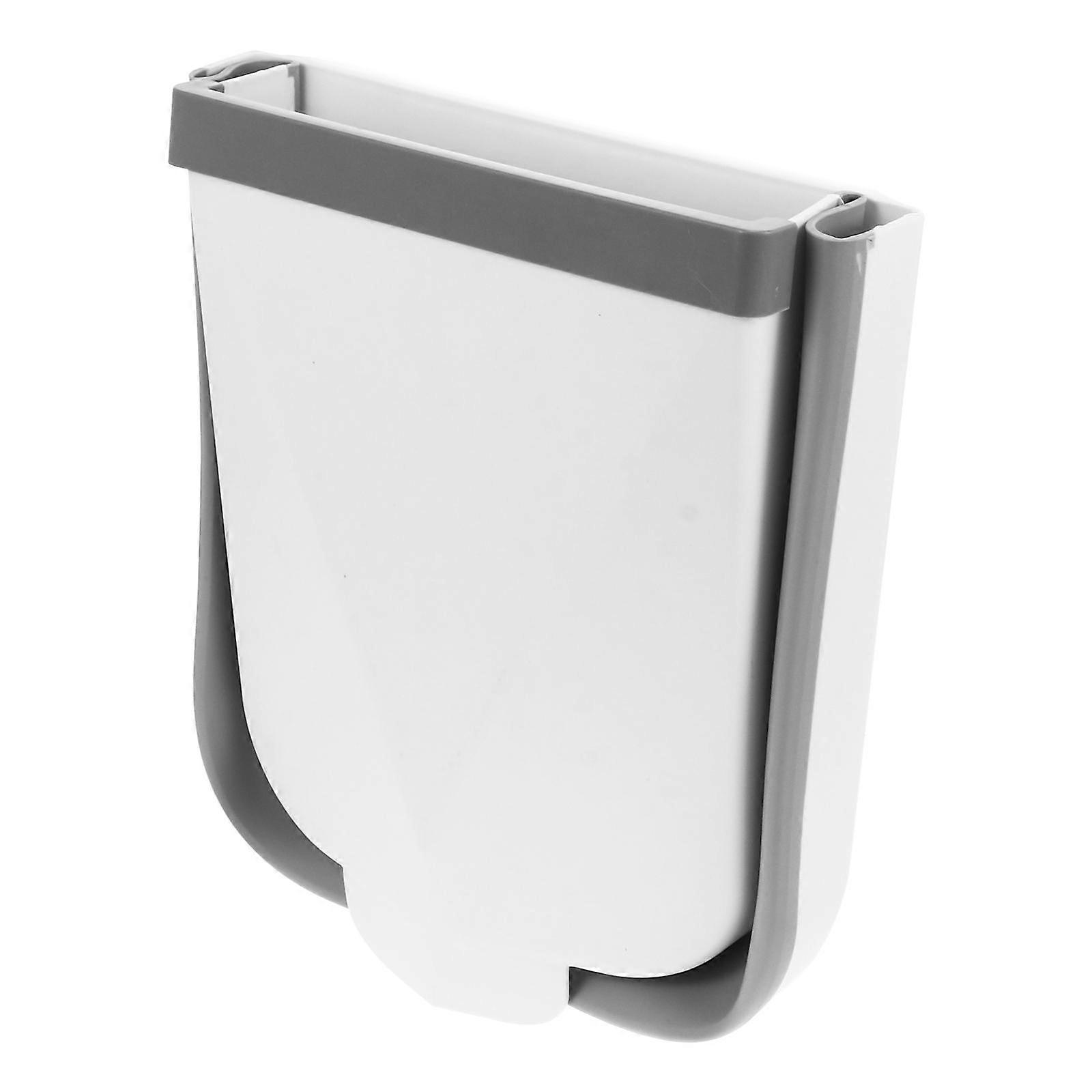 Wall-Mounted Trash Can Hanging Garbage Bin for Home Use 2Pcs Trash Container