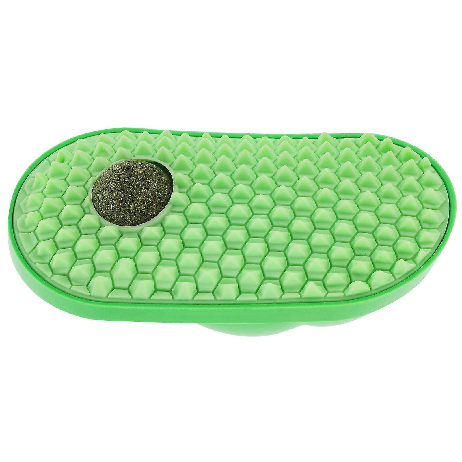 Cat Wall Scratcher Catnip Toy for Self-Grooming 3Pcs Adhesive Catnip Balls