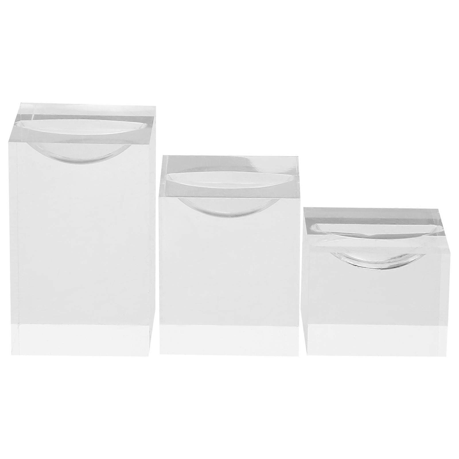 Ring Display Stand for Showcase Featuring 15Pcs Acrylic Holder